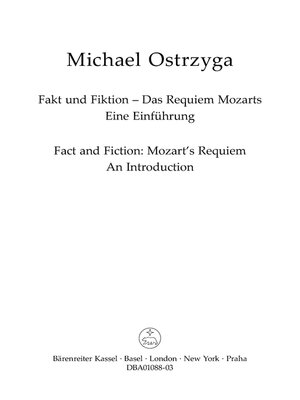 cover image of Fakt und Fiktion – Das Requiem Mozarts